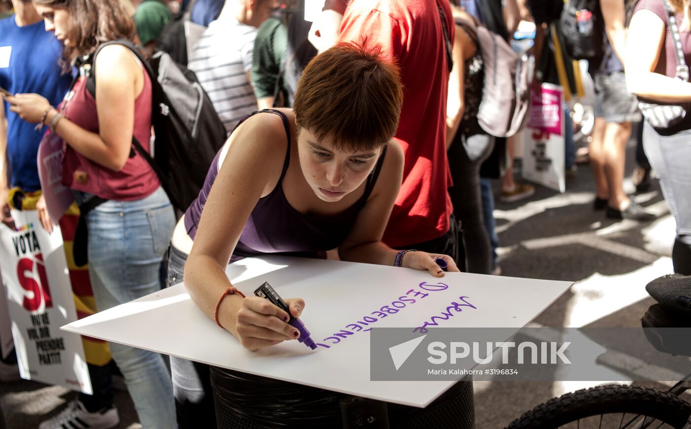 Protests in Barcelona