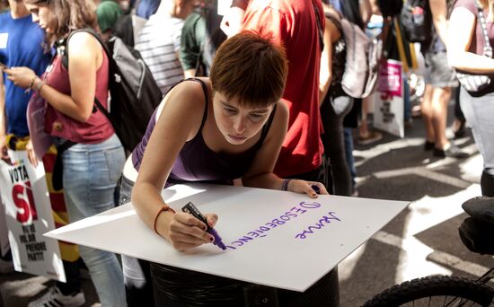 Protests in Barcelona
