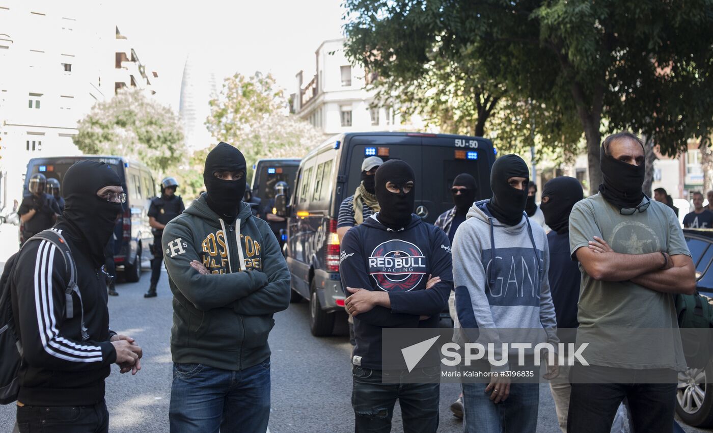Protests in Barcelona