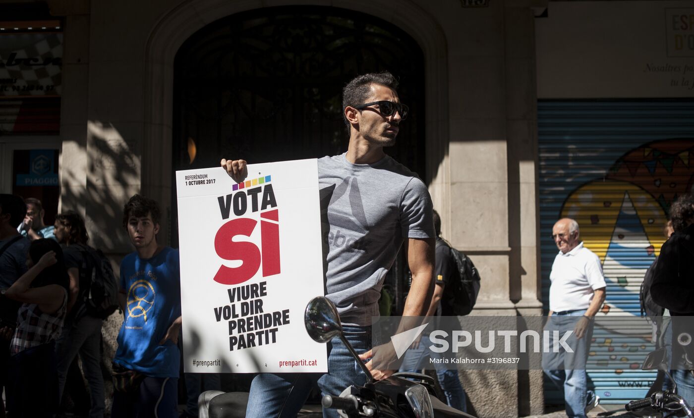 Protests in Barcelona