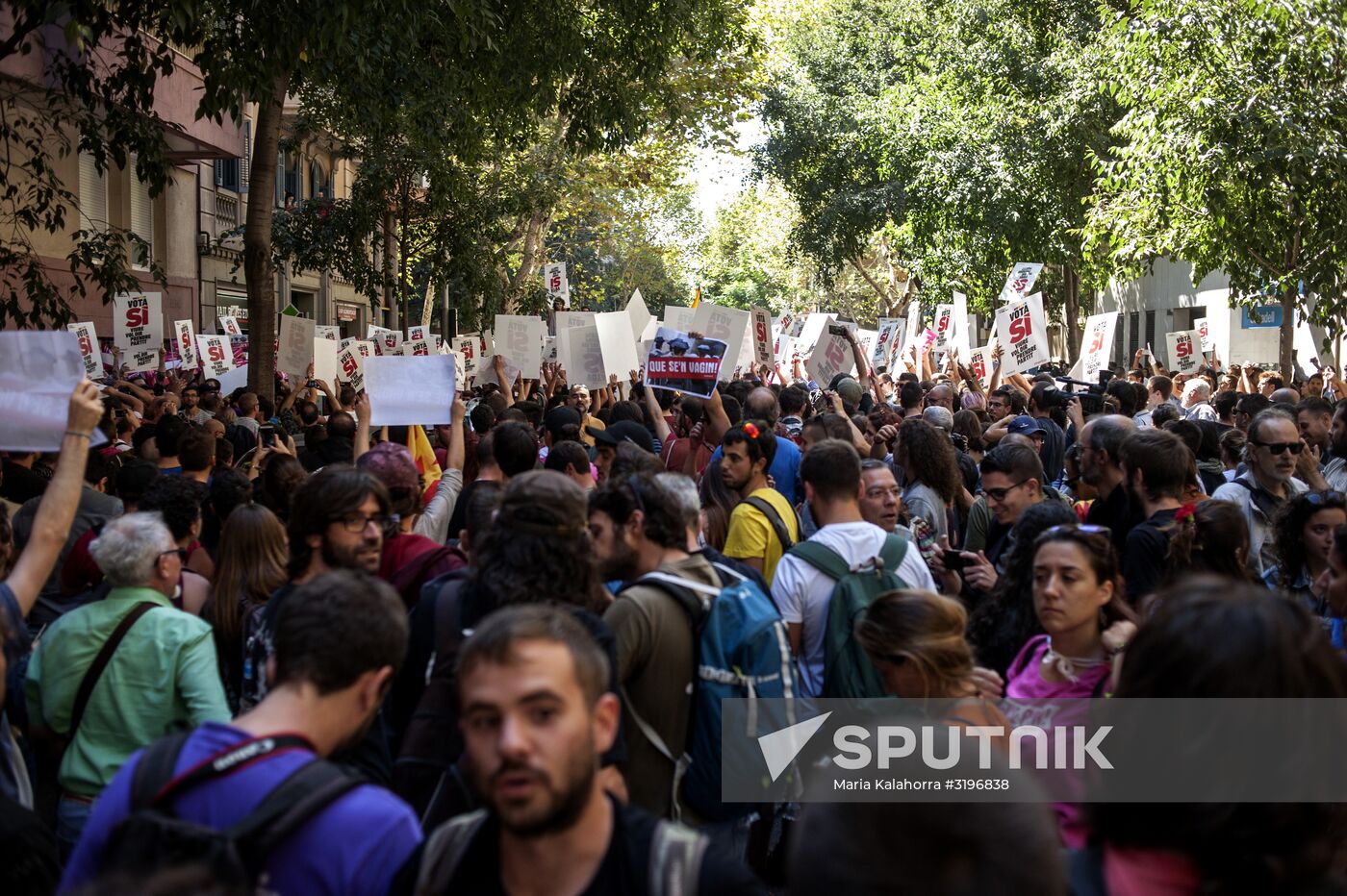 Protests in Barcelona