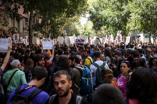 Protests in Barcelona