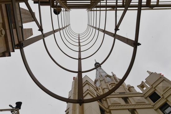 Russian Foreign Ministry building's spire reconstructed