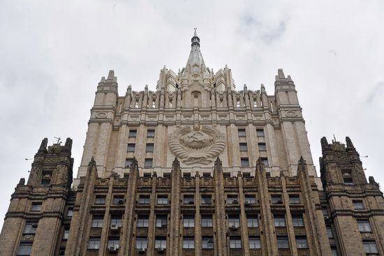 Russian Foreign Ministry building's spire reconstructed