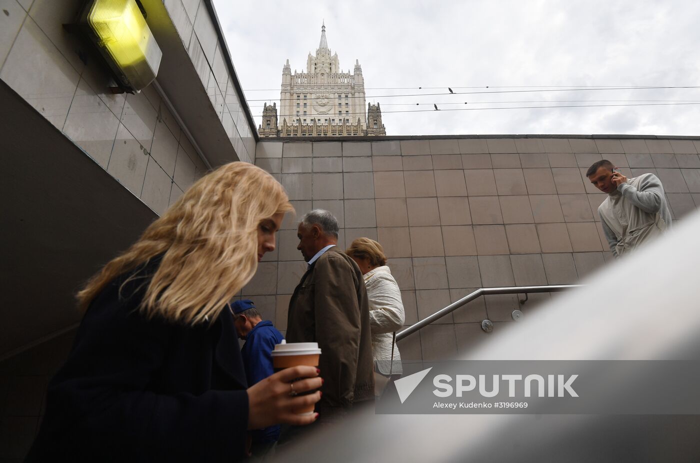 Russian Foreign Ministry building's spire reconstructed