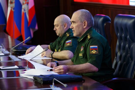 Briefing on situation in Syria at Russian Defense Ministry