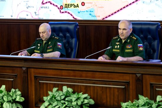 Briefing on situation in Syria at Russian Defense Ministry