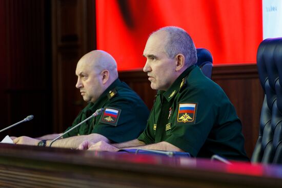 Briefing on situation in Syria at Russian Defense Ministry