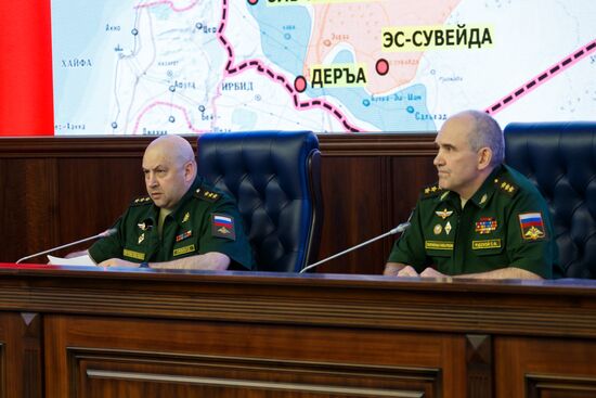 Briefing on situation in Syria at Russian Defense Ministry