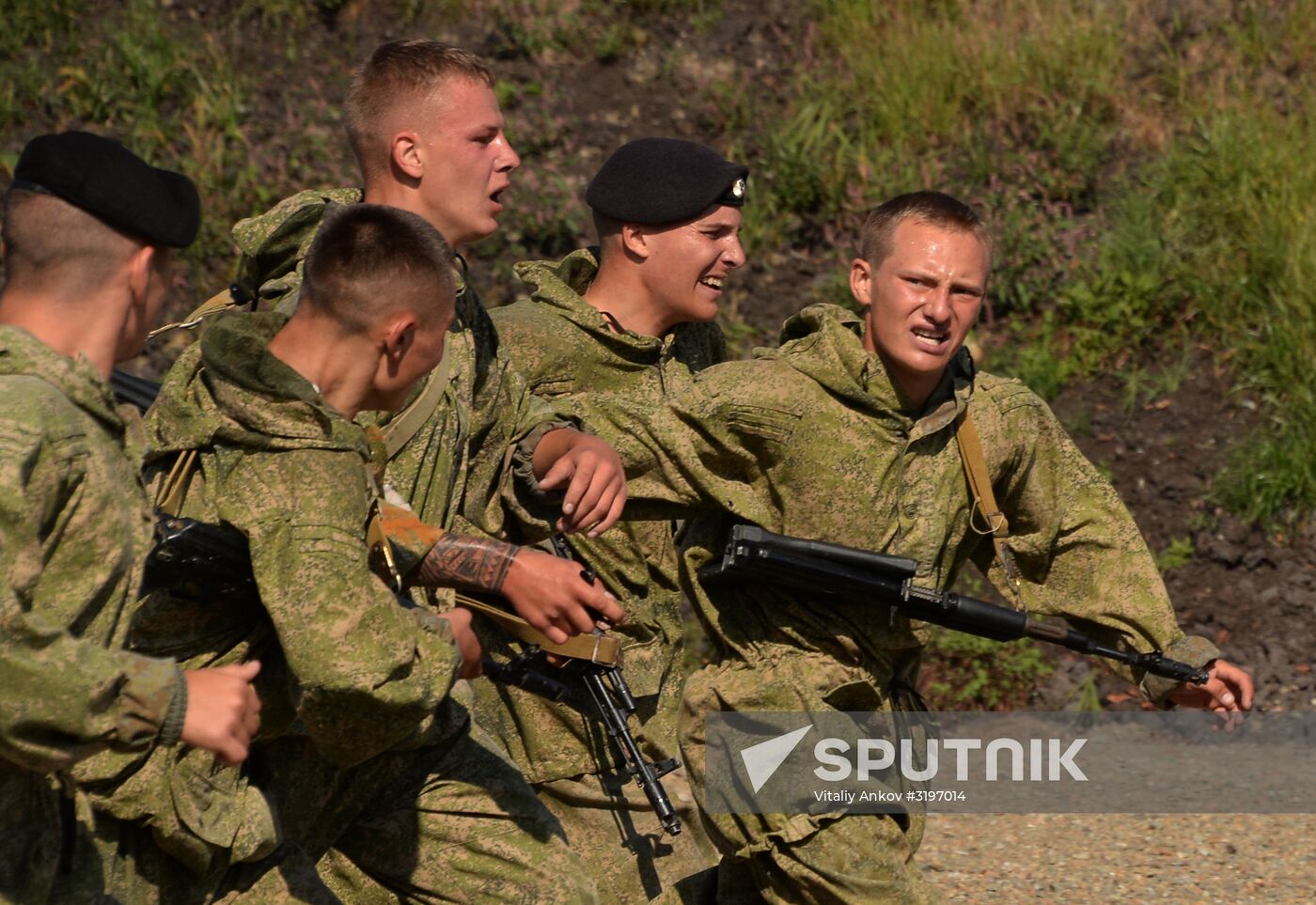 Land stage of Maritime Cooperation 2017 Russian-Chinese military exercise
