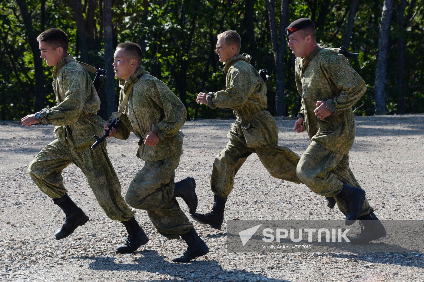 Land stage of Maritime Cooperation 2017 Russian-Chinese military exercise
