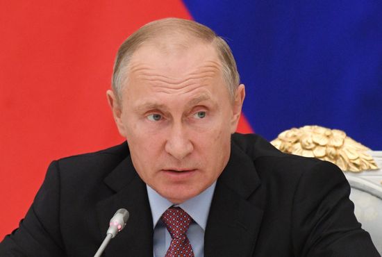 President Putin meets with Russian businesspeople