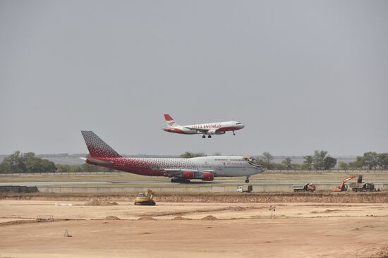 New perminal under construction at Simferopol airport
