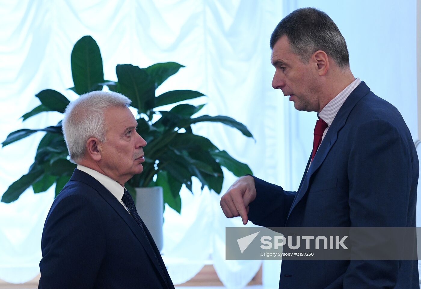 President Putin meets with Russian businesspeople
