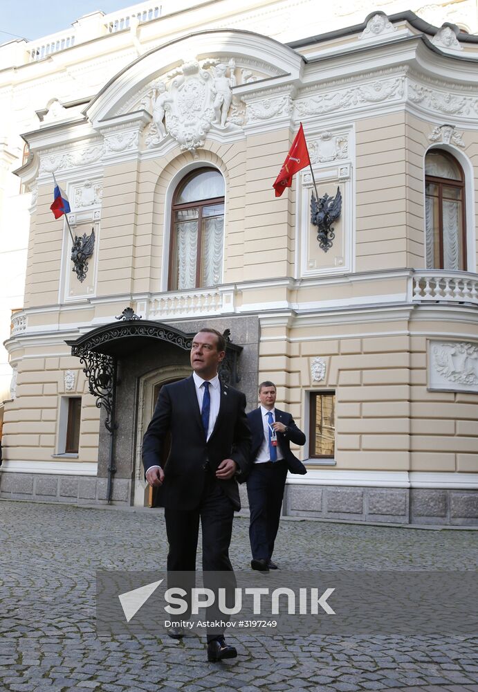 Prime Minister Dmitry Medvedev's working visit to Northwestern Federal District