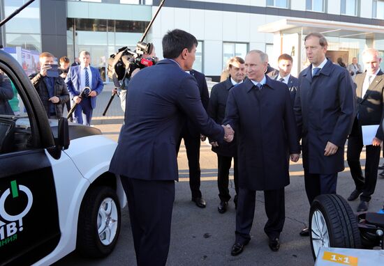 President Putin's working visit to Ulyanovsk Region
