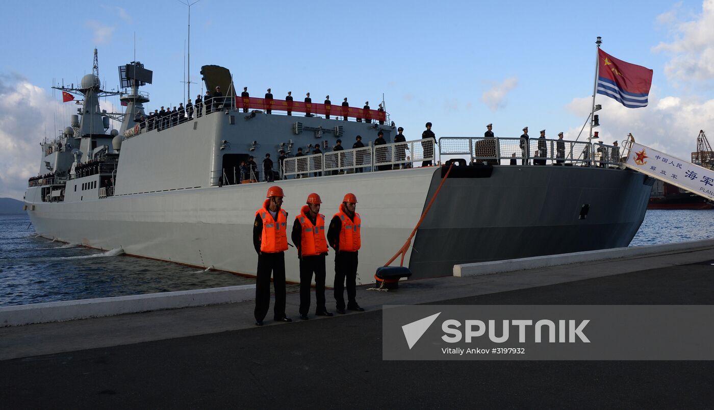 Russian-Chinese exercise Naval Interaction 2017