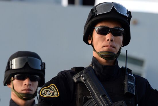 Russian-Chinese exercise Naval Interaction 2017