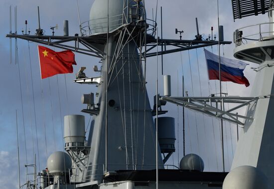 Russian-Chinese exercise Naval Interaction 2017