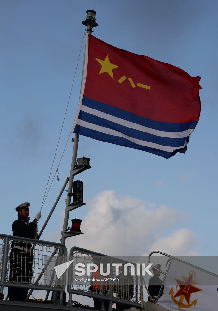 Russian-Chinese exercise Naval Interaction 2017