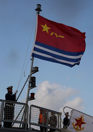 Russian-Chinese exercise Naval Interaction 2017