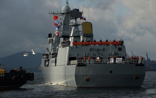 Russian-Chinese exercise Naval Interaction 2017