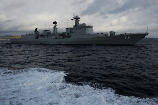 Russian-Chinese exercise Naval Interaction 2017
