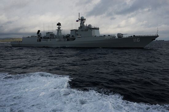 Russian-Chinese exercise Naval Interaction 2017