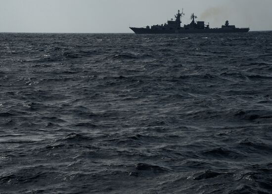 Russian-Chinese exercise Naval Interaction 2017