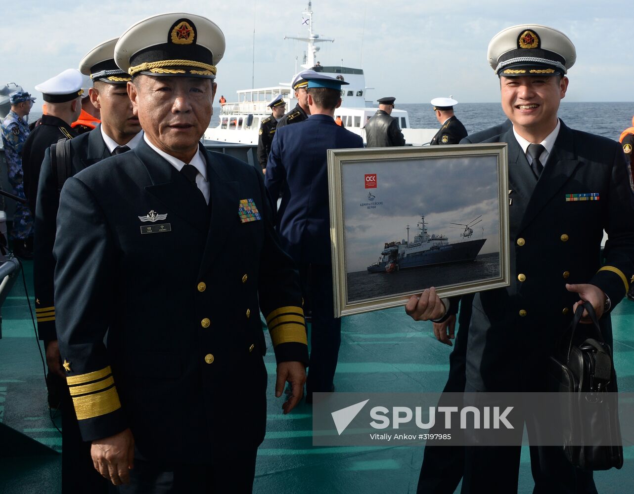 Russian-Chinese exercise Naval Interaction 2017