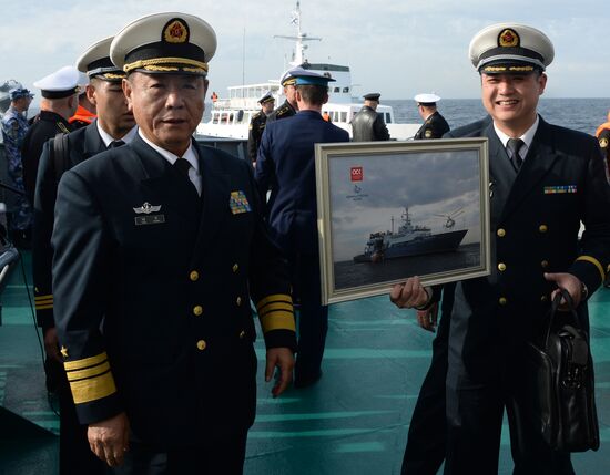 Russian-Chinese exercise Naval Interaction 2017
