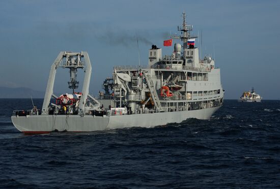 Russian-Chinese exercise Naval Interaction 2017