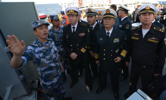 Russian-Chinese exercise Naval Interaction 2017