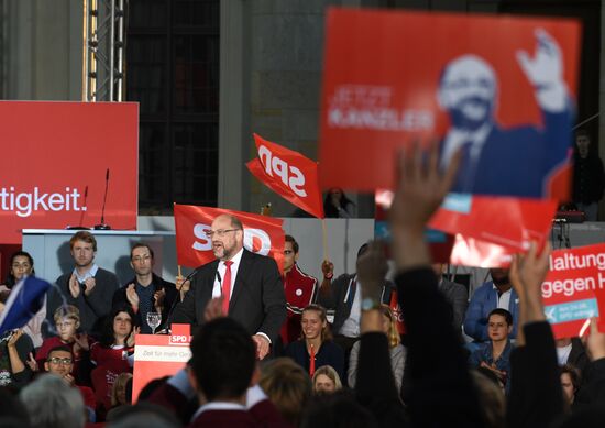Election address by German Chancellor candidate Martin Schulz