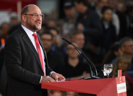 Election address by German Chancellor candidate Martin Schulz