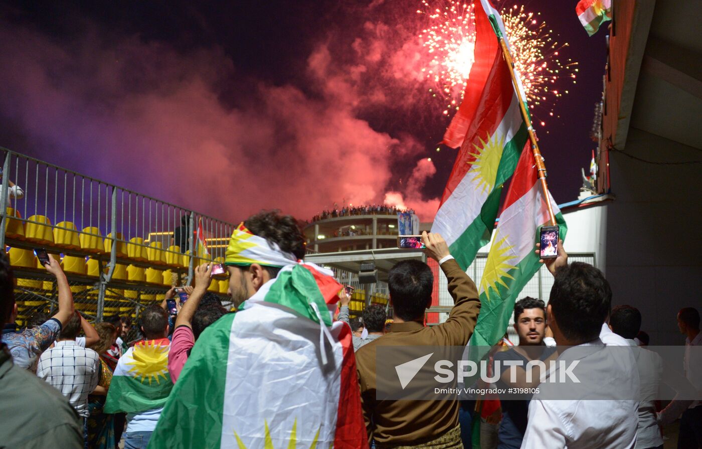 Rally in support of Iraqi Kurdistan’s independence