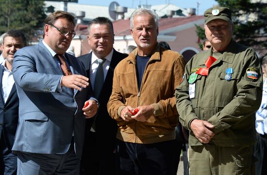 First monument in Russia to a State Hunting Supervision authority worker unveiled in Ussuriysk