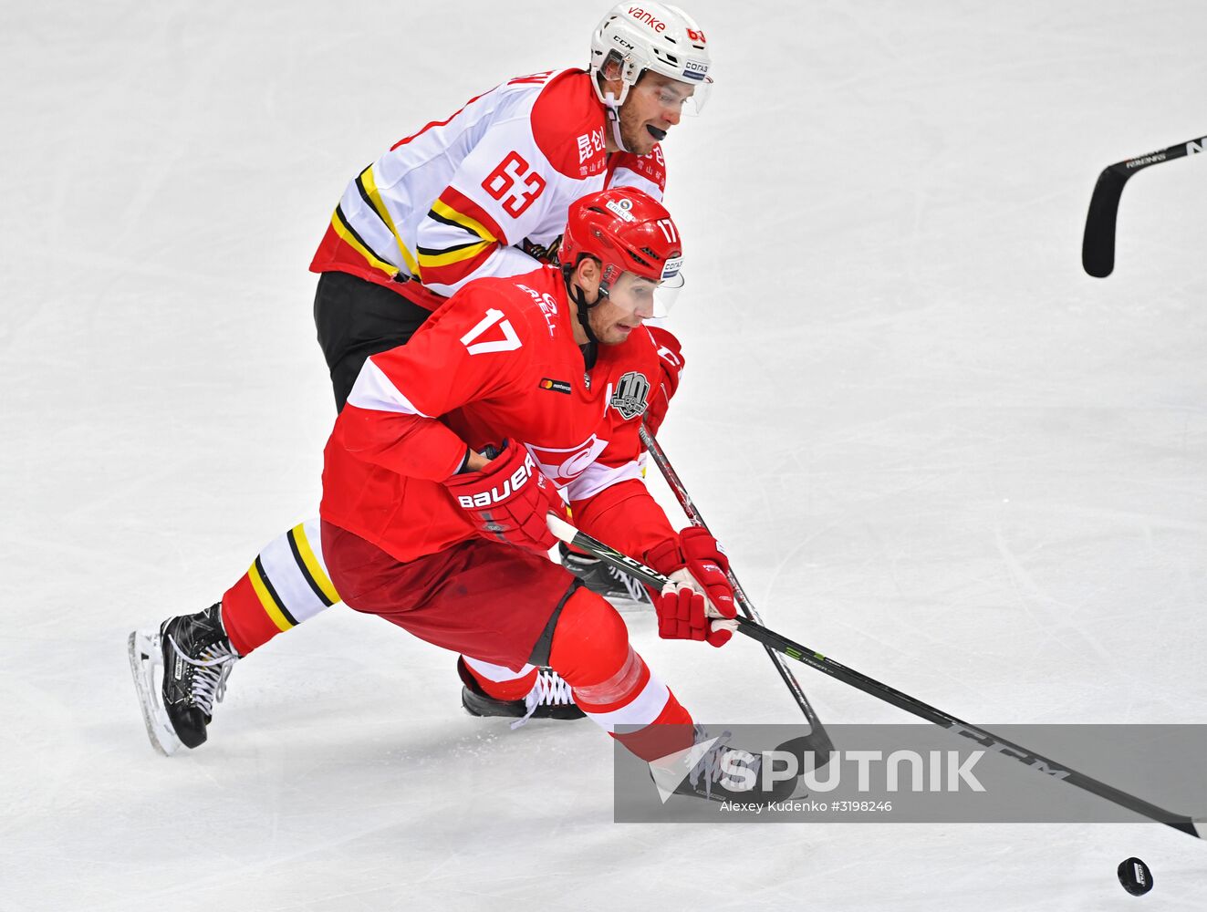 Hockey. KHL. Spartak vs Kunlun