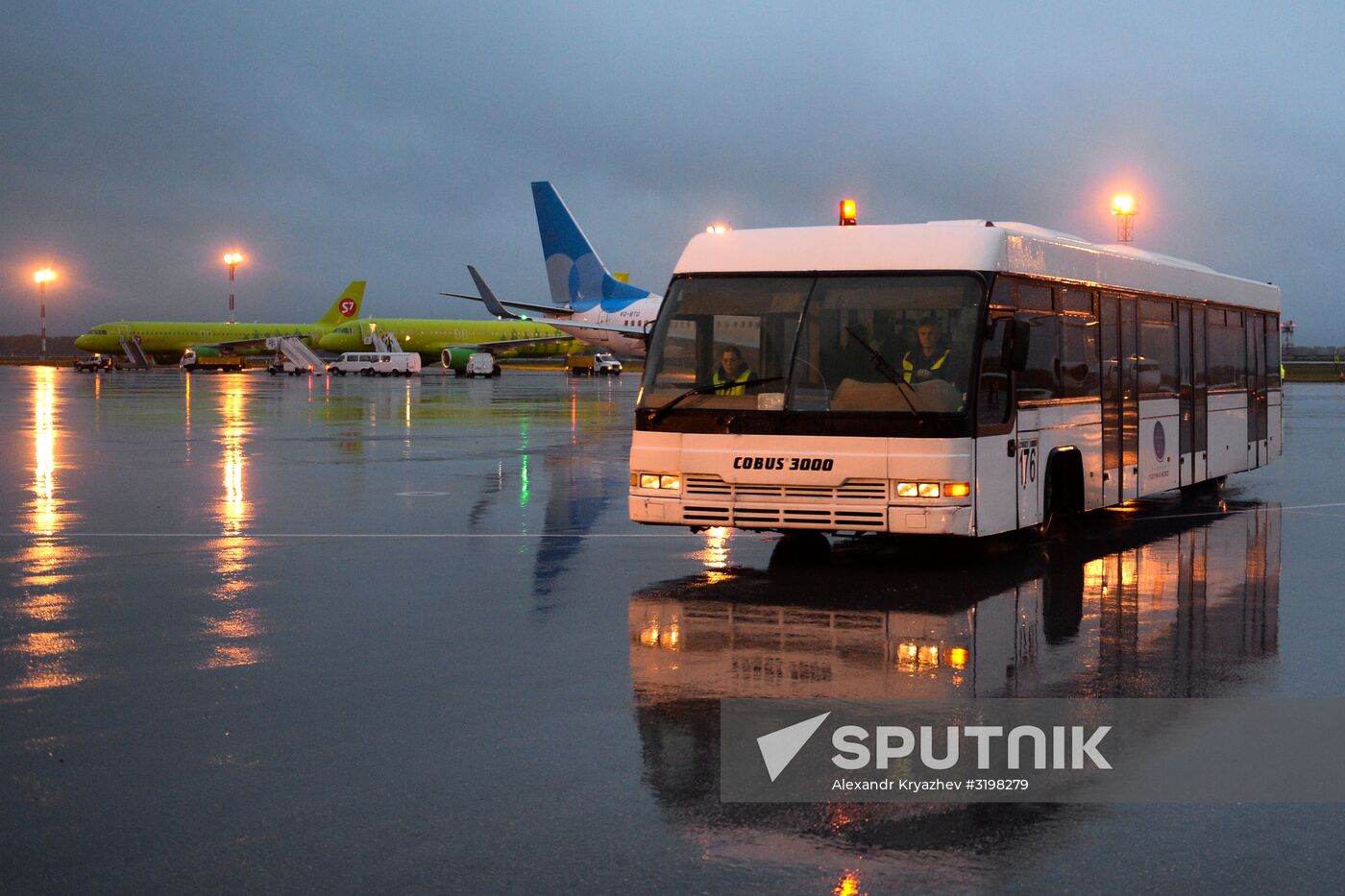 Tolmachevo Airport in Novosibirsk