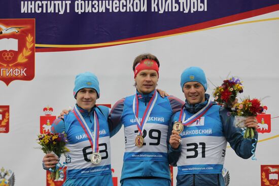 Russian Summer Biathlon Championships. Men's sprint