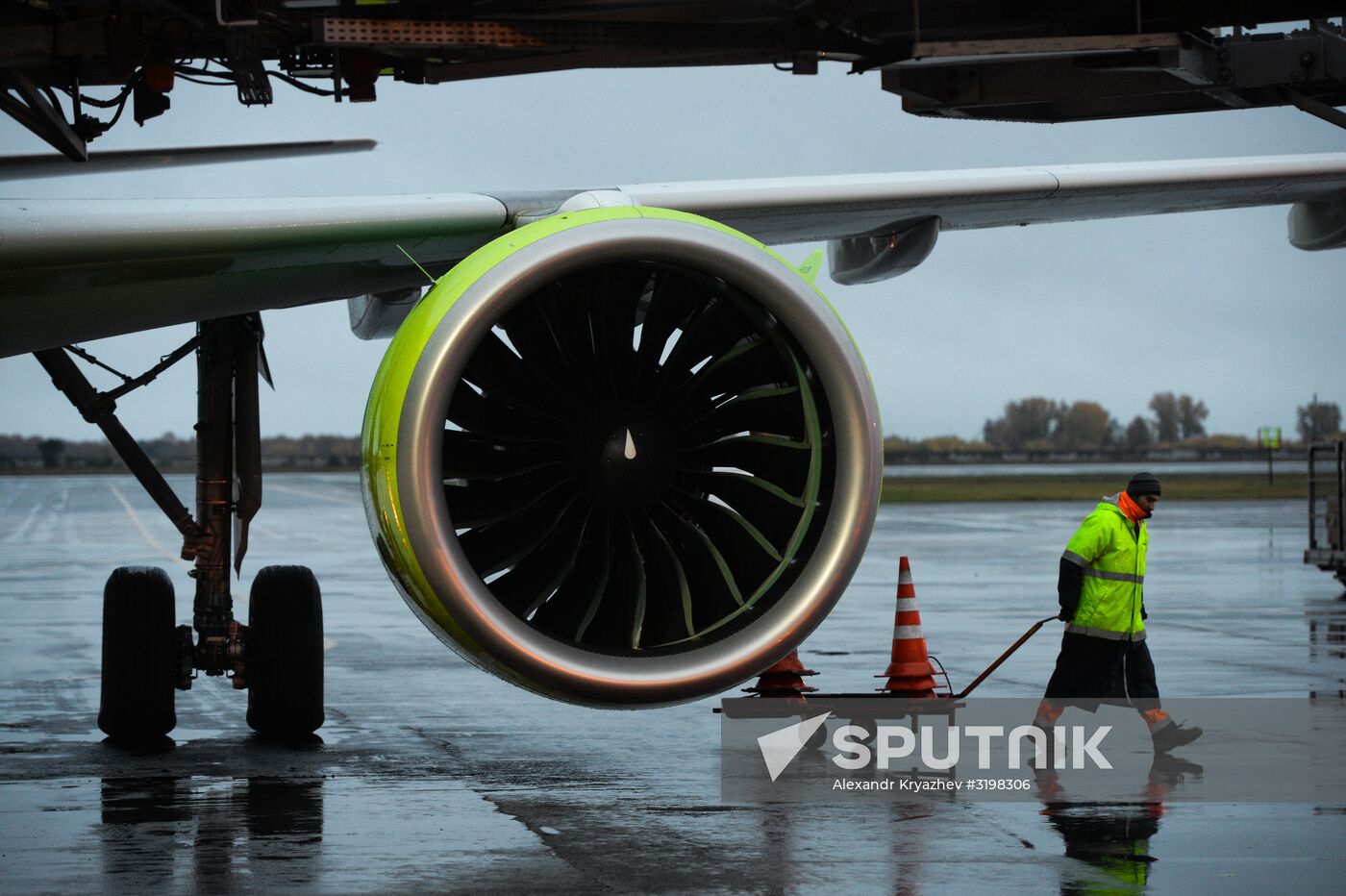 Tolmachevo Airport in Novosibirsk