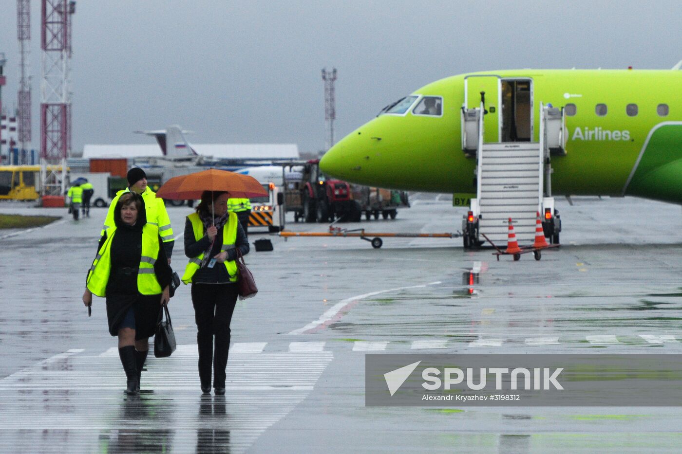 Tolmachevo Airport in Novosibirsk