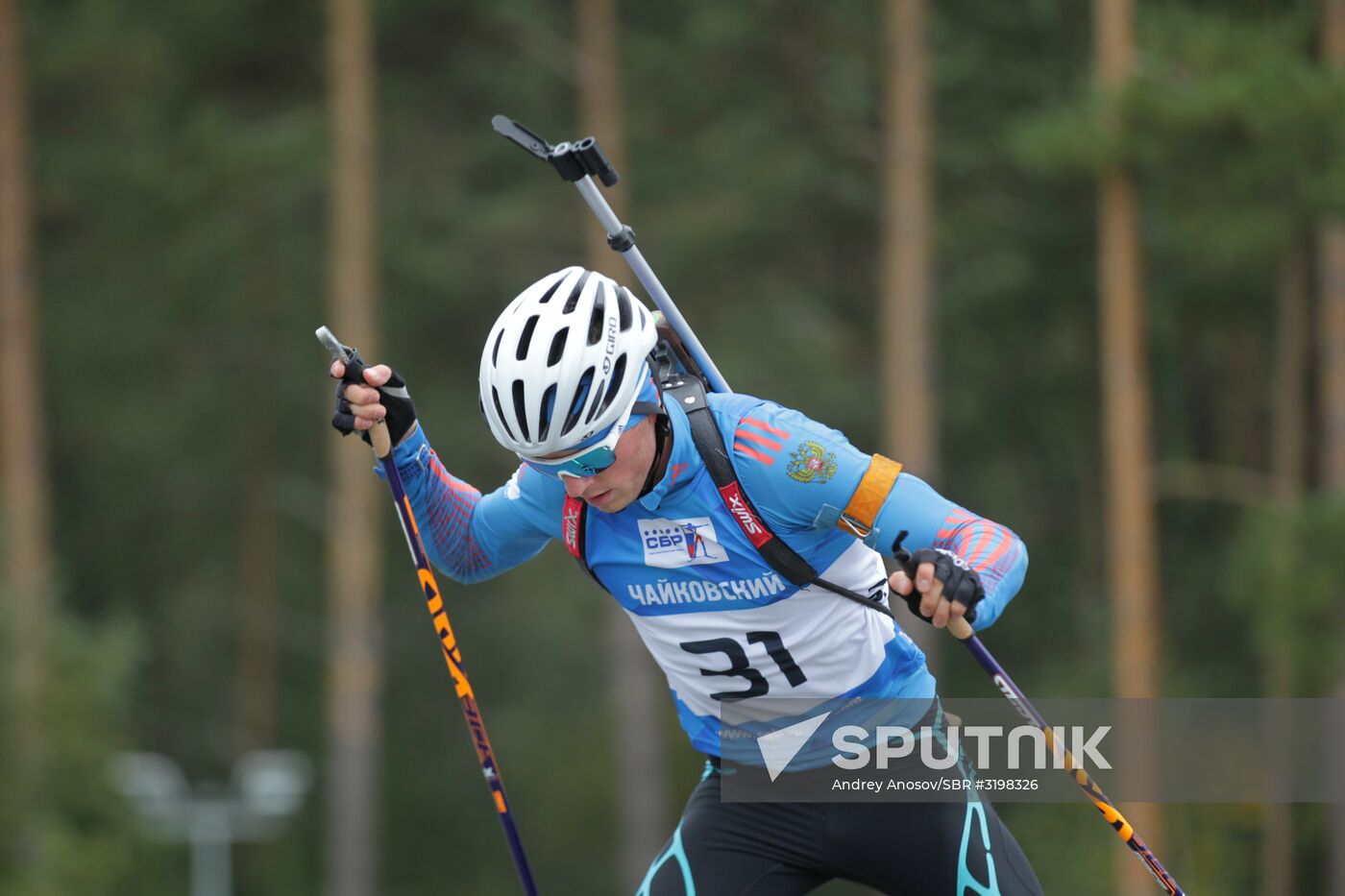 Russian Summer Biathlon Championships. Men's sprint