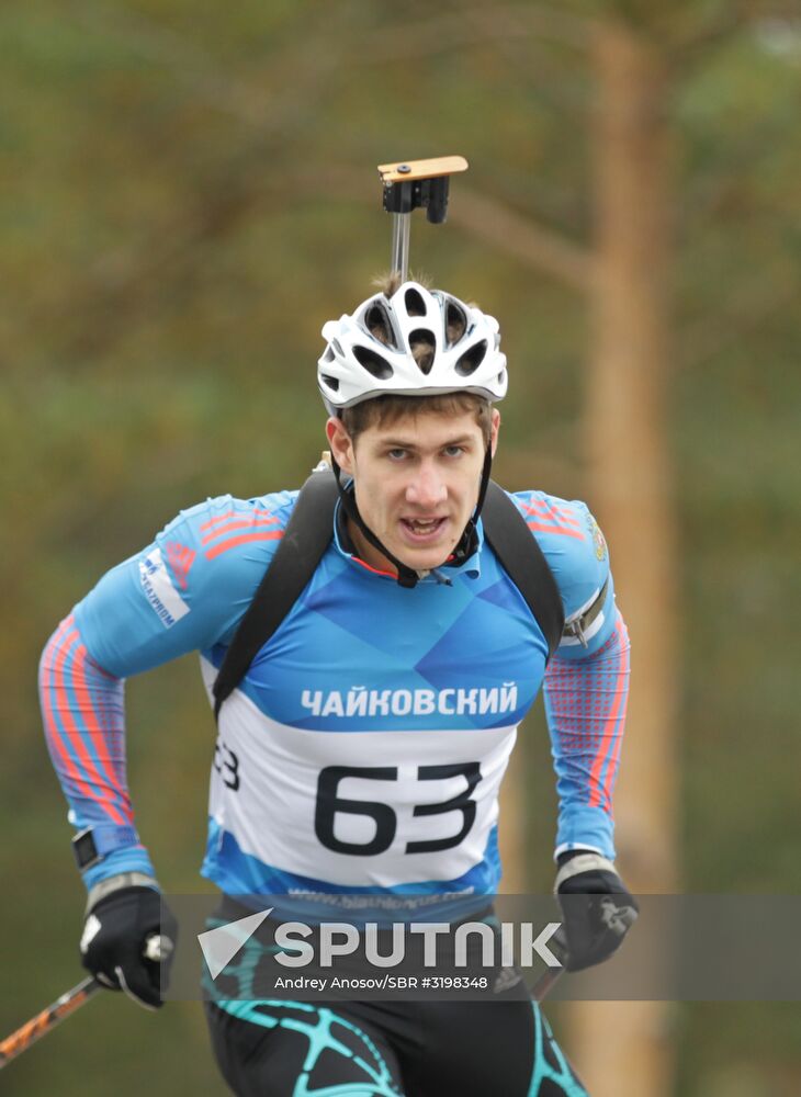Russian Summer Biathlon Championships. Men's sprint