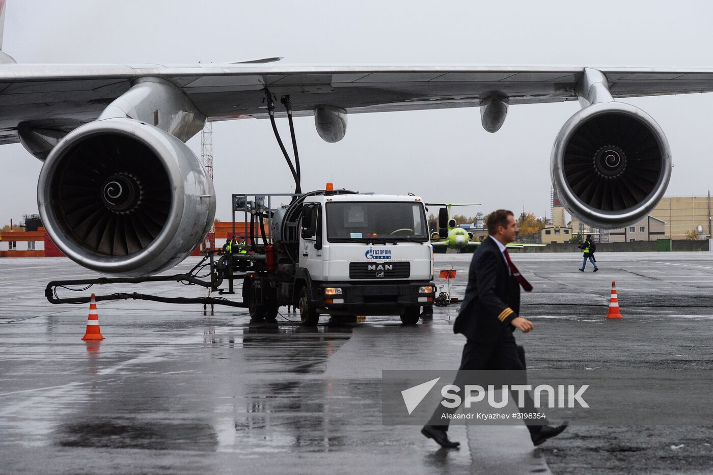 Tolmachevo Airport in Novosibirsk