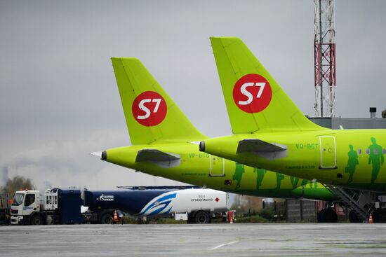 Tolmachevo Airport in Novosibirsk