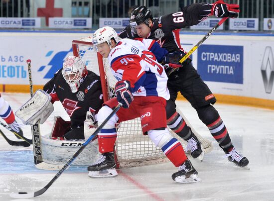 Ice hockey. KHL. Avangard vs. Lokomotiv