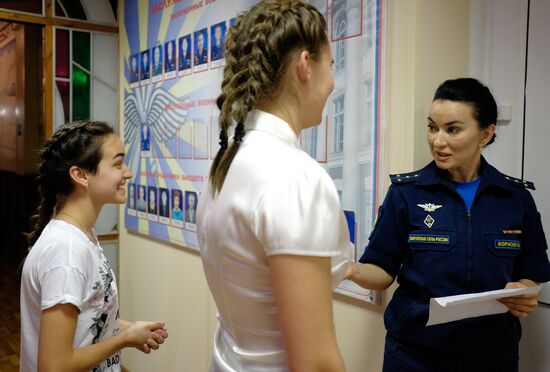 Krasnodar air force academy enrolls first 15 female cadets