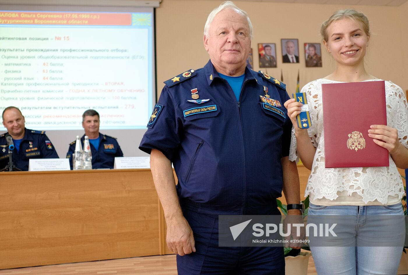 Krasnodar air force academy enrolls first 15 female cadets