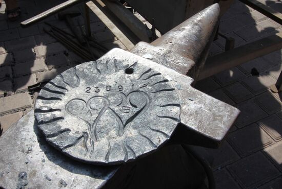 Blacksmith festival in Donetsk